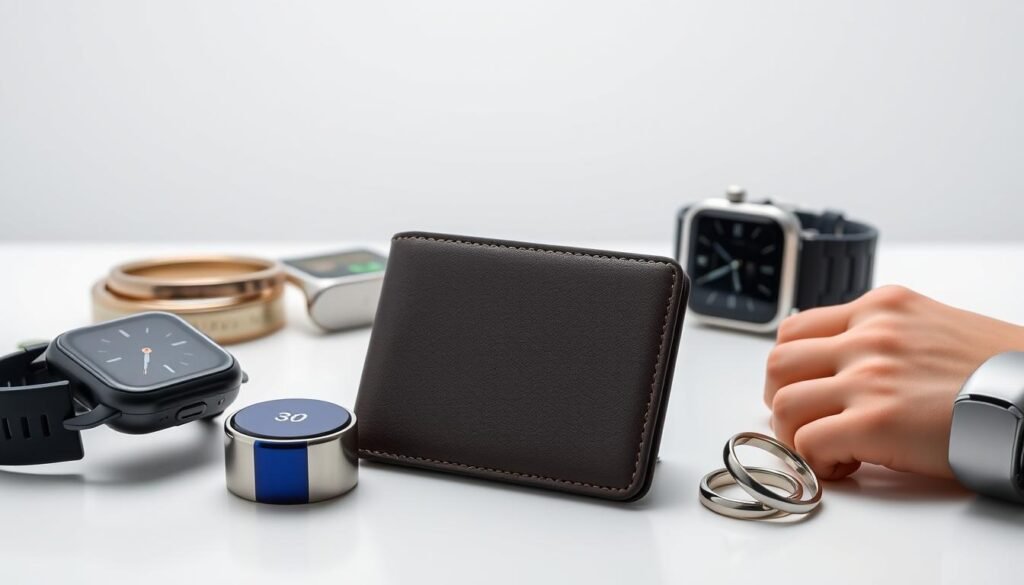 ארנקים חכמים וטכנולוגיית פיננסים נושאת ארנקים חכמים וטכנולוגיית פיננסים נושאת