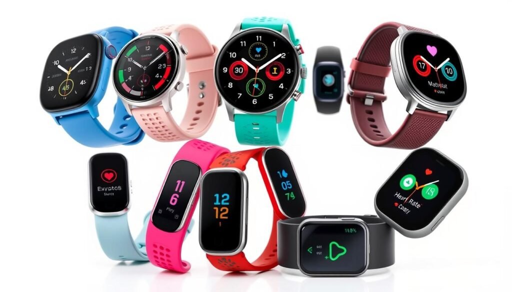 שעונים חכמים, מעקב אחר כושר, מוניטורי דופק