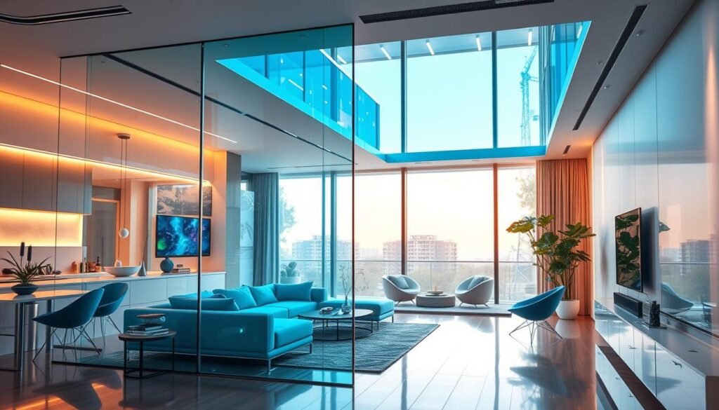 זכוכית חכמה בבתים חכמים זכוכית חכמה בבתים חכמים