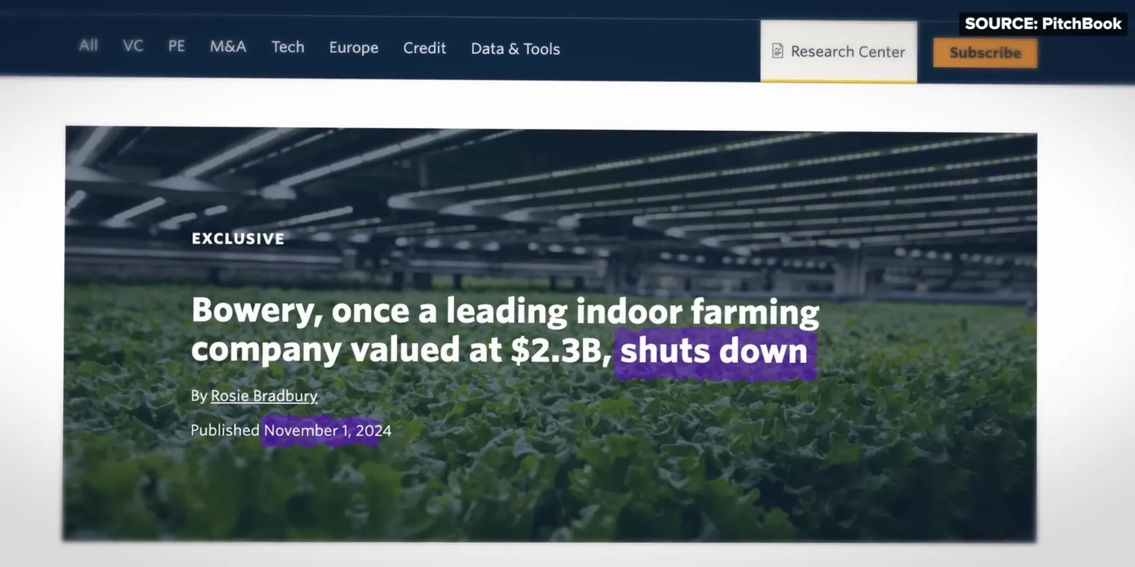 Bowery vertical farm
